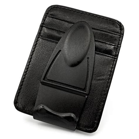 Geneva Black Matte Money Clamp with Wallet at Amazon Men’s 